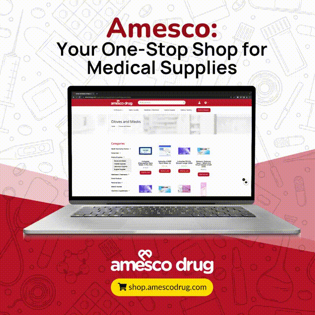 Amesco: Your one stop shop for medical supplies.